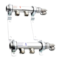 Колектор розподільний HLV 2 для систем опалення ( стальний) 2 контури 3/4"